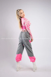 Outfit Phối Sẵn - (Quần Jogger Hồng Phản Quan phối Bodysuit Dola Hồng)