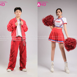Outfit Phối Sẵn - (Quần Nắp Ngang Đỏ phối Áo Khoác Bomber Đỏ)