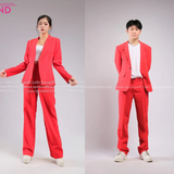 Outfit Phối Sẵn - (Set Vest Đỏ)