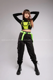 Túi đeo ngực xanh neon phản quang