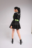 Túi đeo ngực xanh neon phản quang
