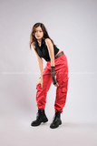 Outfit Phối Sẵn - (Quần 4 Túi Đỏ phối Áo Polo Cổ Sơmi Đen)