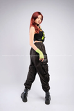 Outfit Phối Sẵn - (Quần 8 Túi Swat phối Túi Đeo Ngực Neon)