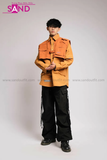 Outfit Phối Sẵn - (Quần Nắp Ngang Đen phối Áo Sơmi Phối Gile Rời Nâu)