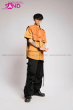 Outfit Phối Sẵn - (Quần Nắp Ngang Đen phối Áo Sơmi Phối Gile Rời Nâu)