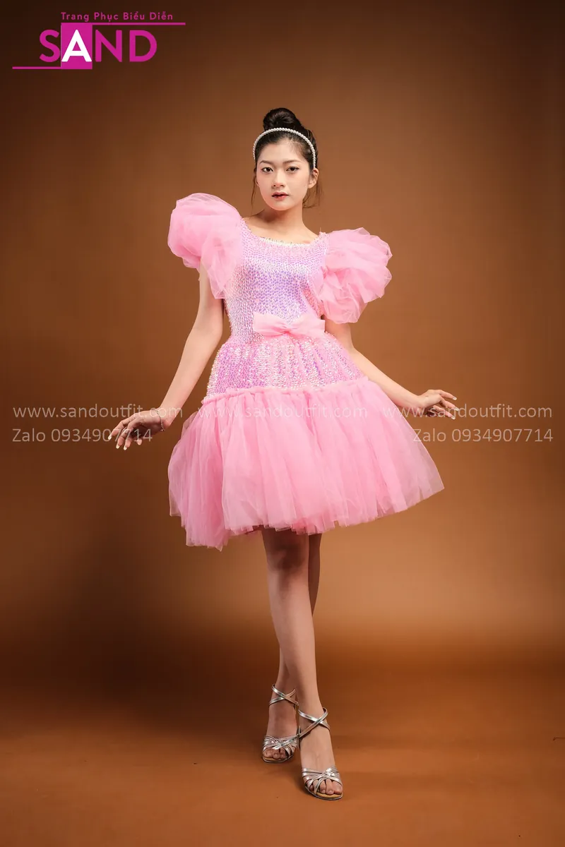 TMB0501 Váy Bồng Hồng