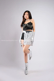 Outfit Phối Sẵn - (Tà Váy Kim Sa phối Áo Quây Đính Đá)