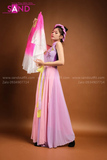 TMD0702 Váy Múa Hiện Đại Tím