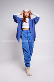 Outfit Phối Sẵn - (Quần Thụng Xanh Dương phối Sơmi Xanh Dương)
