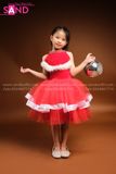 KMB0402 Váy Bồng Giáng Sinh Trẻ Em Đỏ