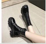 Boot Gai Đế Bằng - Đen