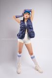 Outfit Phối Sẵn - (Quần Short Trắng phối Áo Gile Xanh Dương)