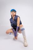 Outfit Phối Sẵn - (Quần Short Trắng phối Áo Gile Xanh Dương)