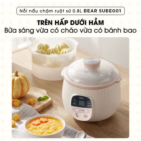  Nồi nấu chậm BEAR 0,8L - SUBE001 