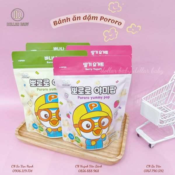  Bánh Pororo 10Gram  -  6 Tháng 