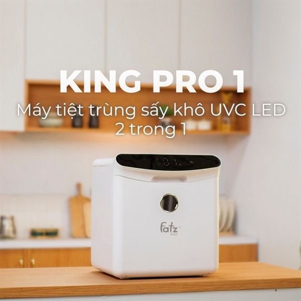  Máy tiệt trùng sấy khô UVC LED 2in1 FatzBaby - KING PRO 1 