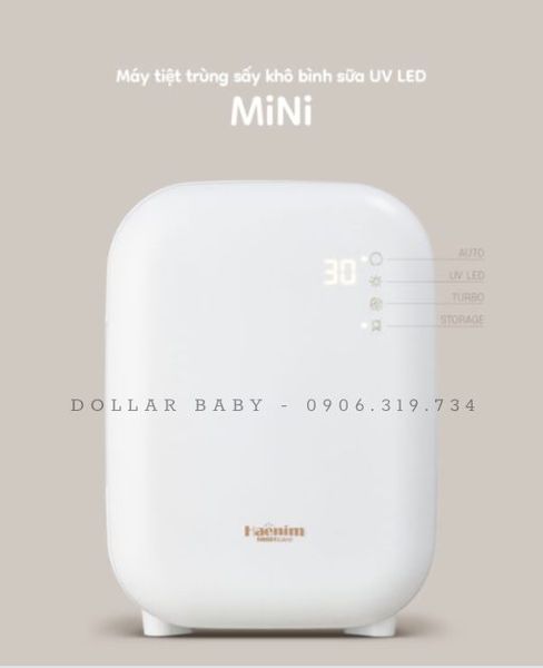  Máy tiệt trùng sấy khô bình sữa UV LED Haenim Smart MINI 