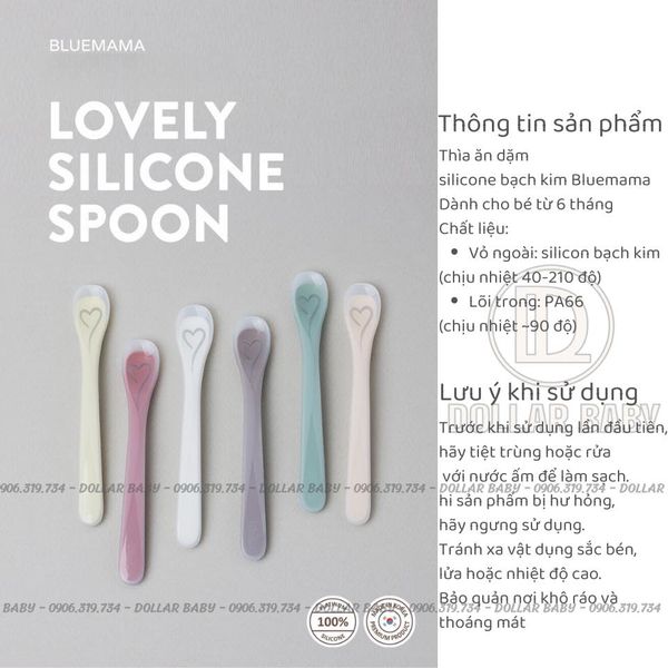  Thìa silicon Modu'i Lovely Spoon 