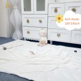  Thảm Modal Baby Dono & Dono -  Size 100*145cm, Dày +- 5cm – Màu Ivory 