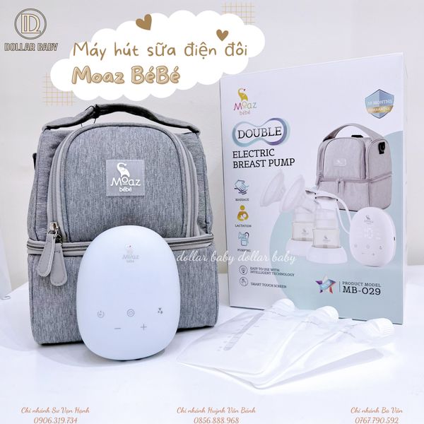  Máy Hút Sữa Điện Đôi MoazBébé - MB029 