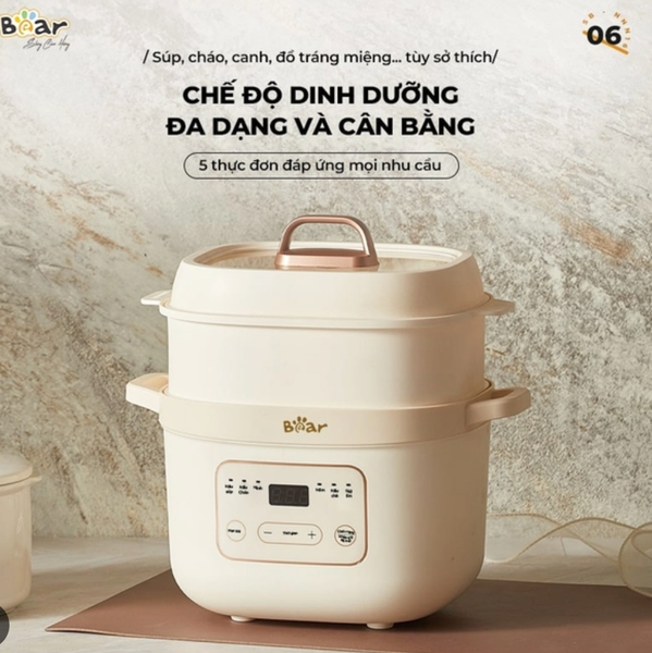  Nồi Nấu Chậm BEAR 1,6L - SB / NNC - 16 