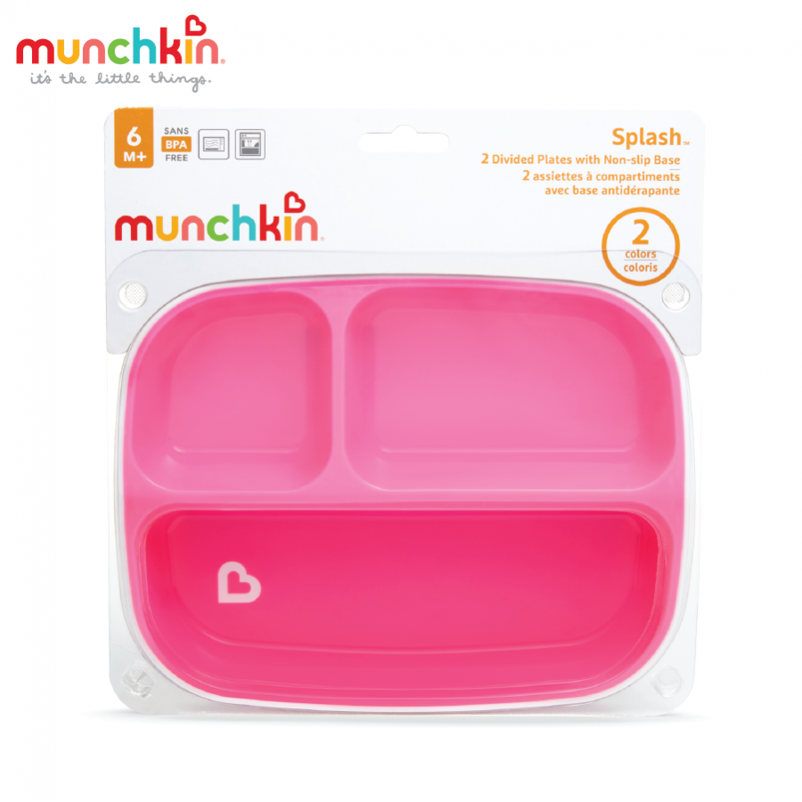  Bộ 2 đĩa chia ngăn chống trượt Munchkin 