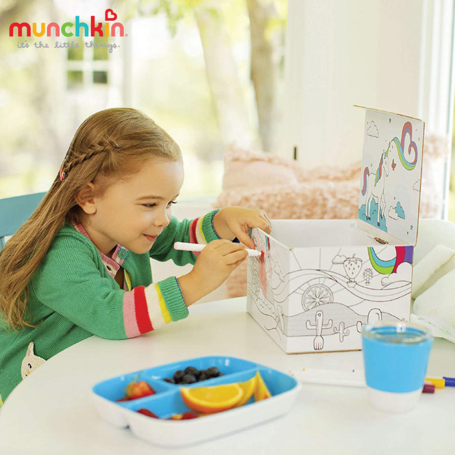  Bộ 2 đĩa chia ngăn chống trượt Munchkin 