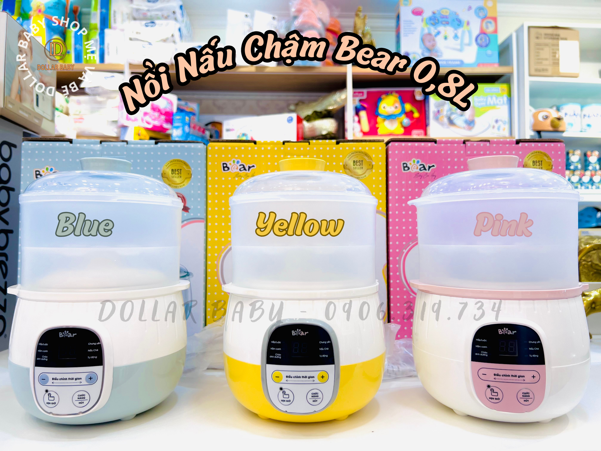  Nồi nấu chậm BEAR 0,8L - SUBE001 