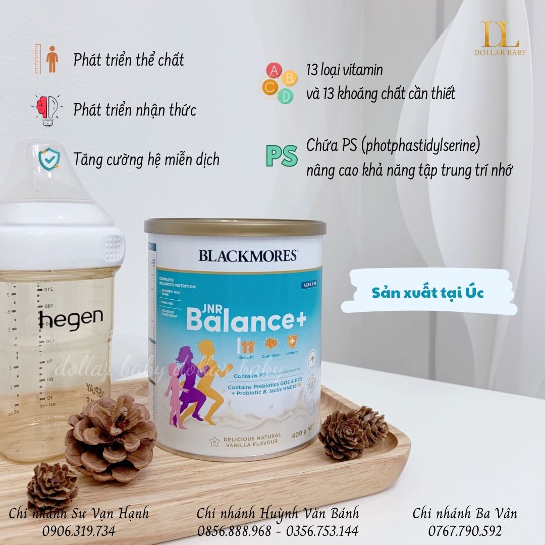  Sữa Blackmores JNR Balance+ cho bé từ 1-10 tuổi 