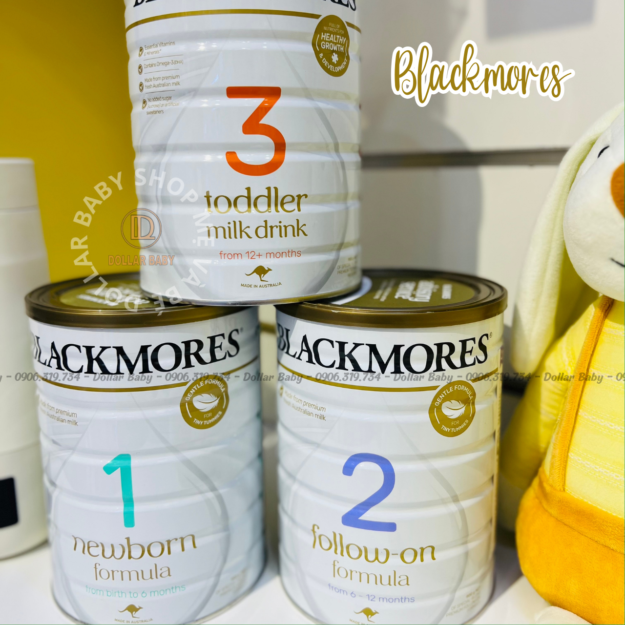  Sữa BLACKMORES Số 1 Newborn Formula cho bé từ 0 - 6M (900gr) 