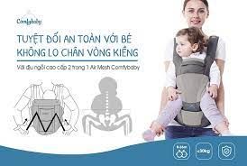  ĐỊU NGỒI CAO CẤP 2IN1 COMFYBABY- AIR MESH 