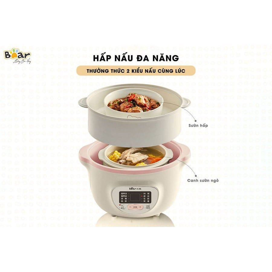  Nồi nấu chậm BEAR 1,6L - SUBE002 ( Bảng TV ) 