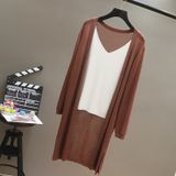  Áo Khoác Len Cardigan Mỏng Dáng Dài 