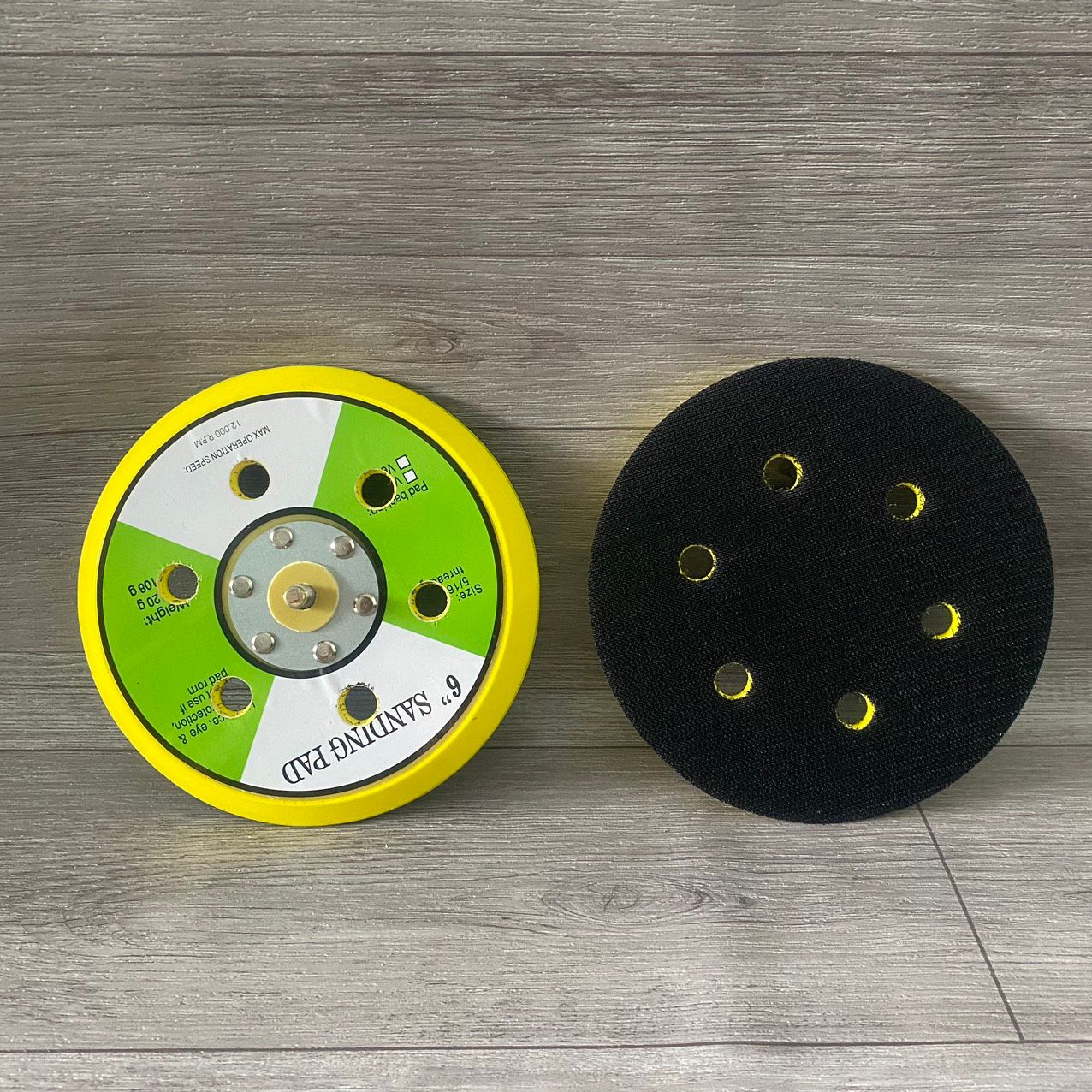 Đế chà nhám 6"(6 lổ)