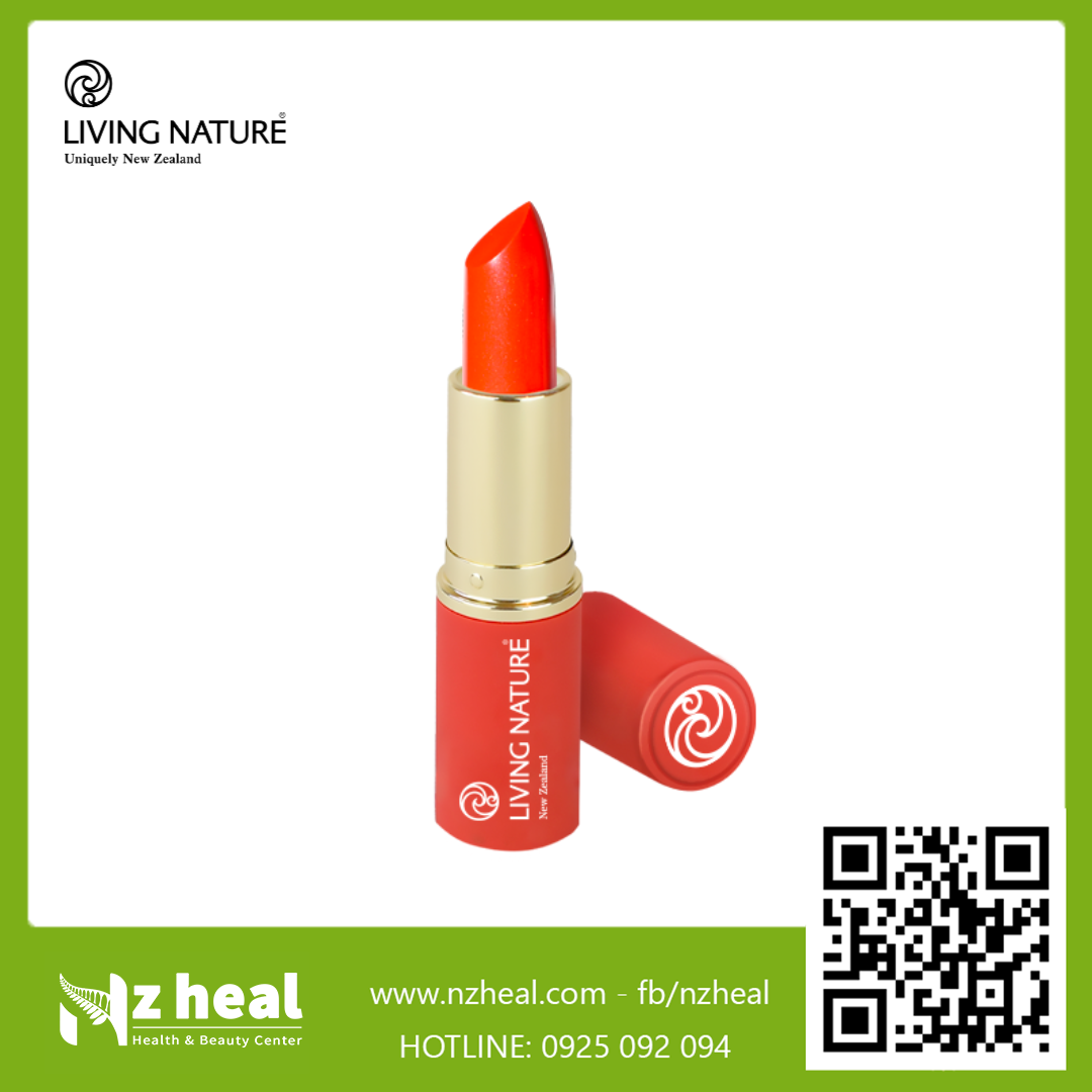 Son môi san hô Living Nature Electric Coral 15 - Limited Edition Lipstick