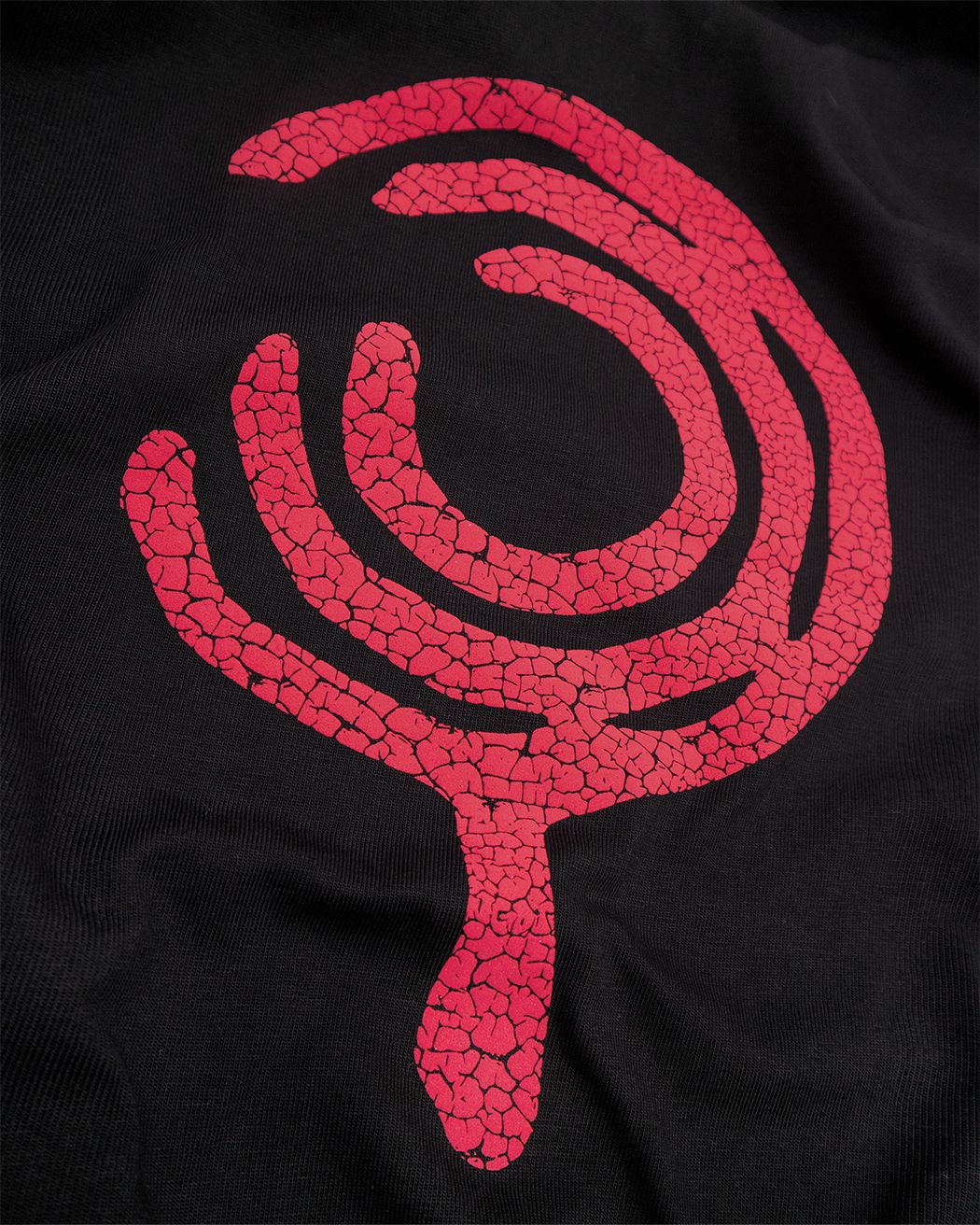 KẸO CRACKED LOGO TEE - BLACK