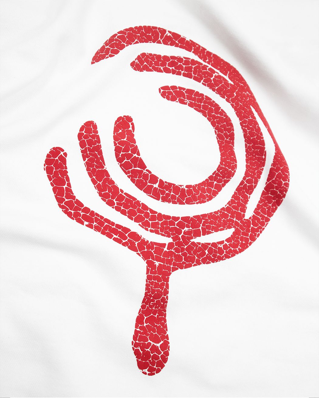 KẸO CRACKED LOGO TEE - WHITE