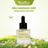 Dầu Massage Mặt Face Massage Oil Giúp Nâng Cơ Săn Chắc Da, Trị Liệu, Dưỡng Ẩm Và Phục Hồi Da ROOTOO Thuần Tự Nhiên 30ml