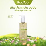 Sữa Tắm Sáng Da Toàn Thân Brightening Body Wash ROOTOO Thuần Tự Nhiên 300ml/100ml/60ml