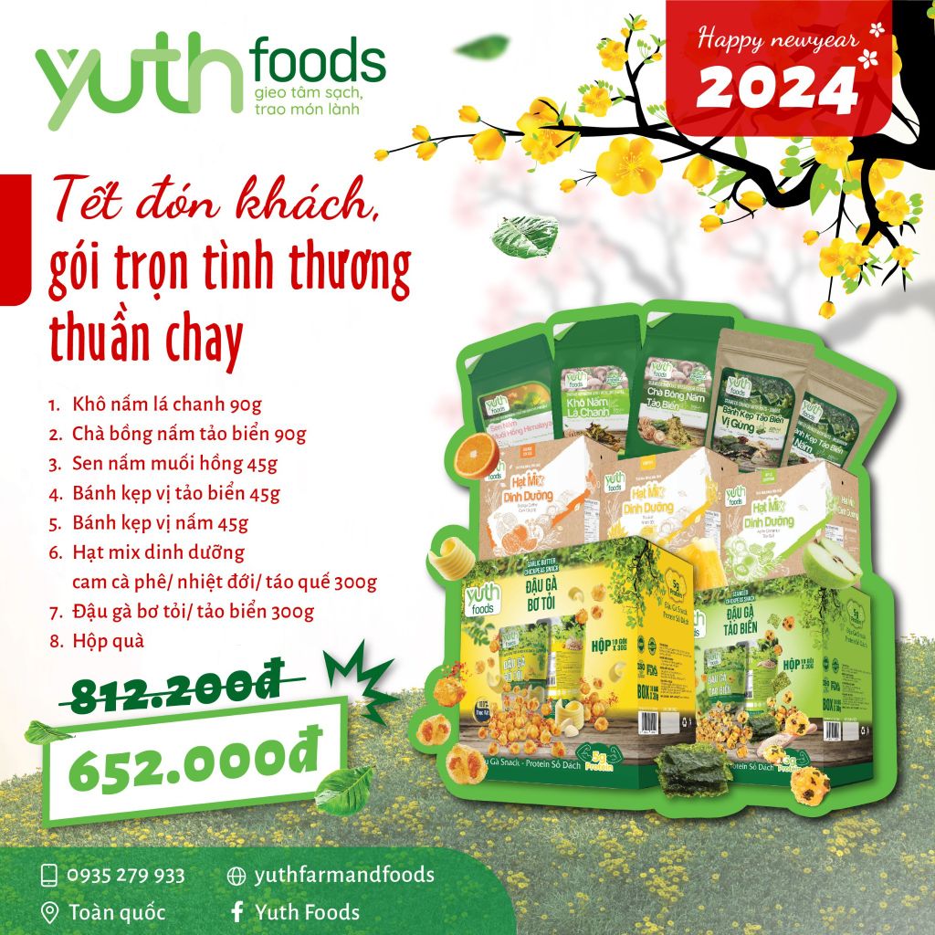 Tết Đón Khách, Gói Trọn Tình Thương Thuần Chay