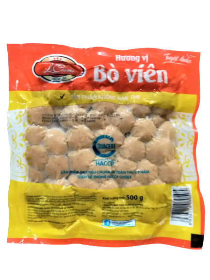  Bò viên 500gr/gói 