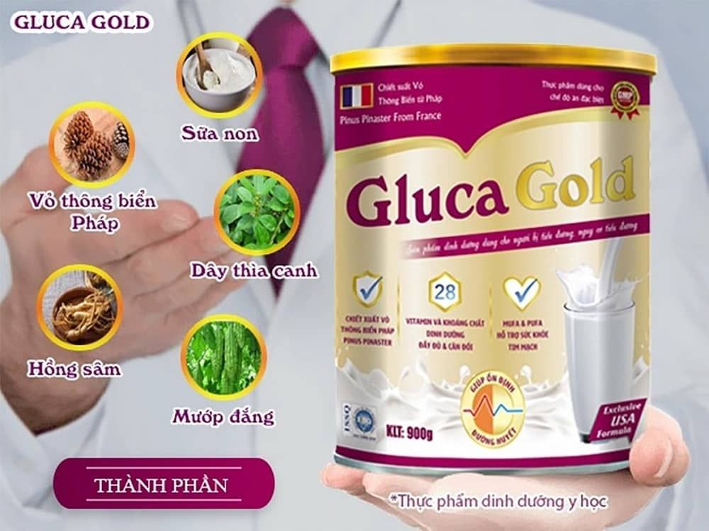  Sữa Gluca Gold 
