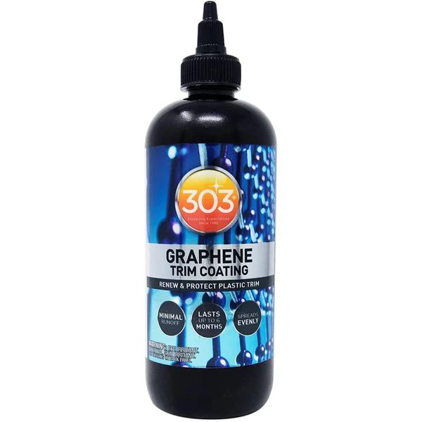  303 Products Graphene Trim Coating - Phục hồi và dưỡng nhựa ngoại thất, Chống thấm nước và tia UV, độ bền 6 tháng 