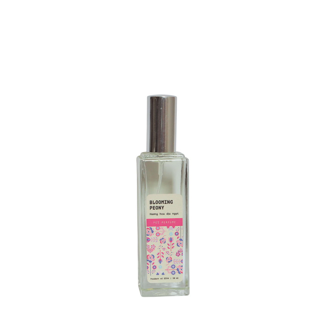  Nước hoa cao cấp dành cho thú cưng DIVA Blooming Peony - Hương hoa dịu ngọt 30ml 