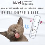  Chai xịt khử mùi Nano Bạc cho thú cưng DIVA Dr. Pet 100ml 