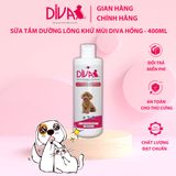  Sữa tắm chó dưỡng ẩm khử mùi DIVA Hồng 400ml 