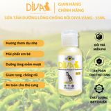  Sữa tắm chó dưỡng lông chống rối DIVA Vàng 55ml 