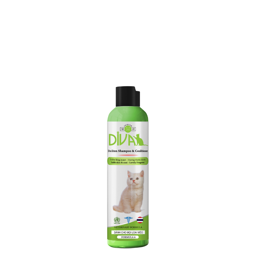  Sữa tắm mèo DIVA Kitten gel 260ml 