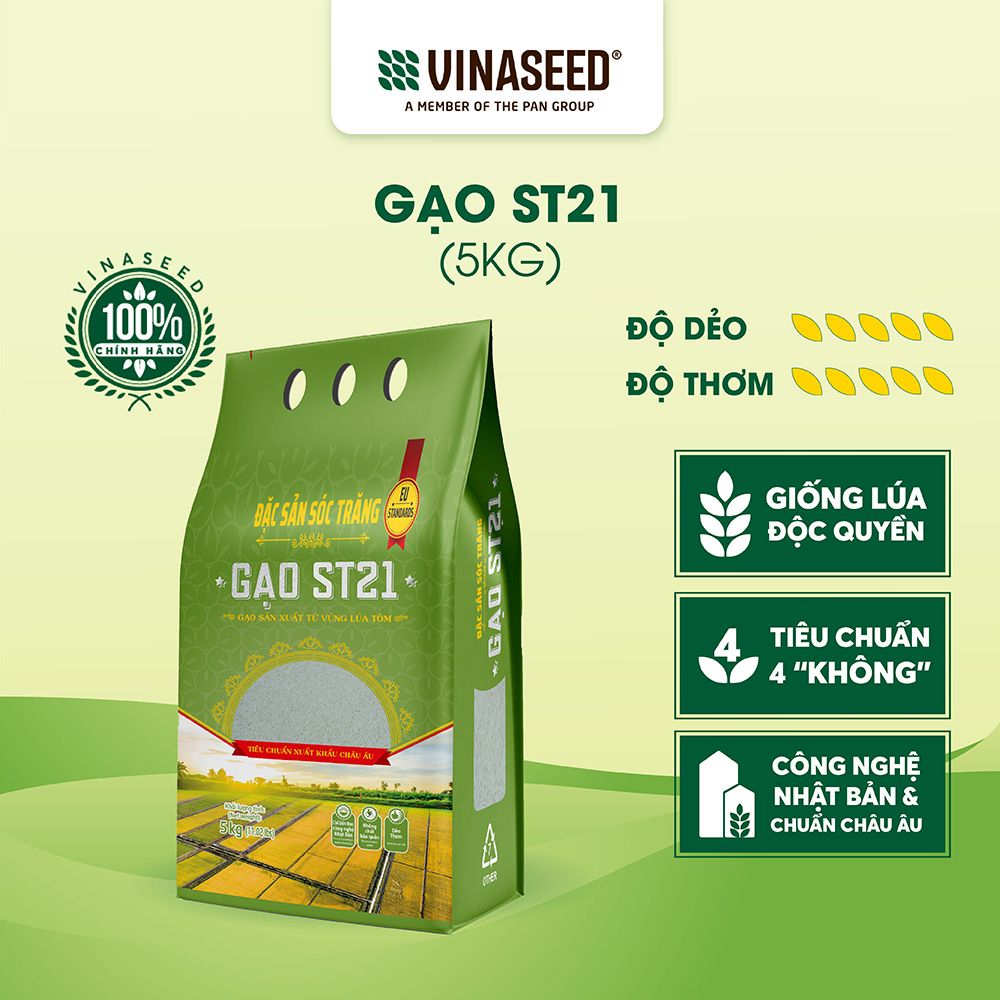  Gạo ST21 Vinaseed Túi 5Kg 