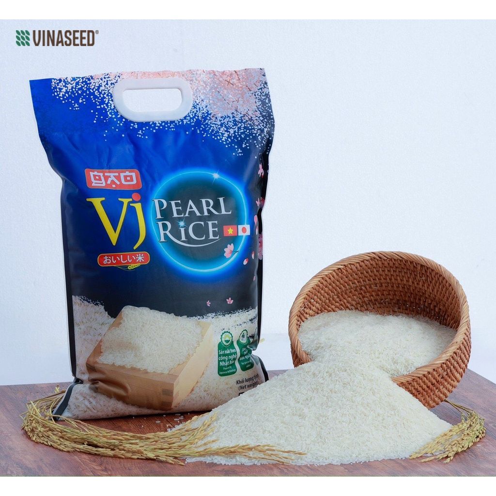  Gạo VJ Pearl Rice Vinaseed Túi 5kg 